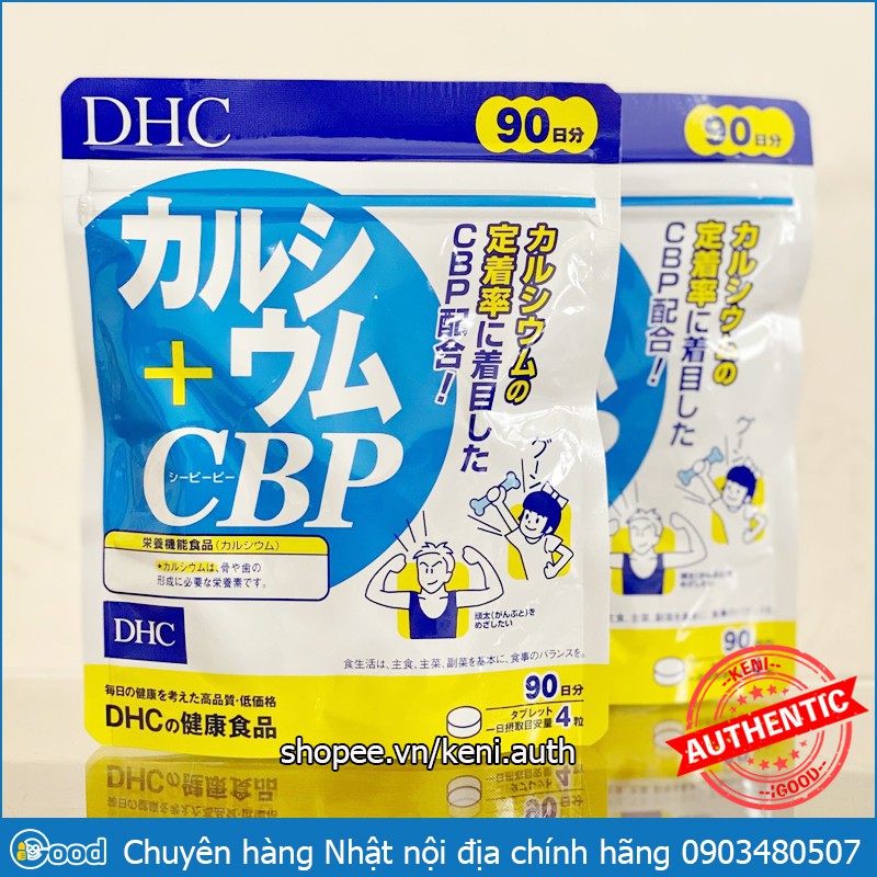 Viên uống Canxi DHC bổ sung Calcium + CBP Nhật Bản 90 ngày | Thế Giới Skin Care