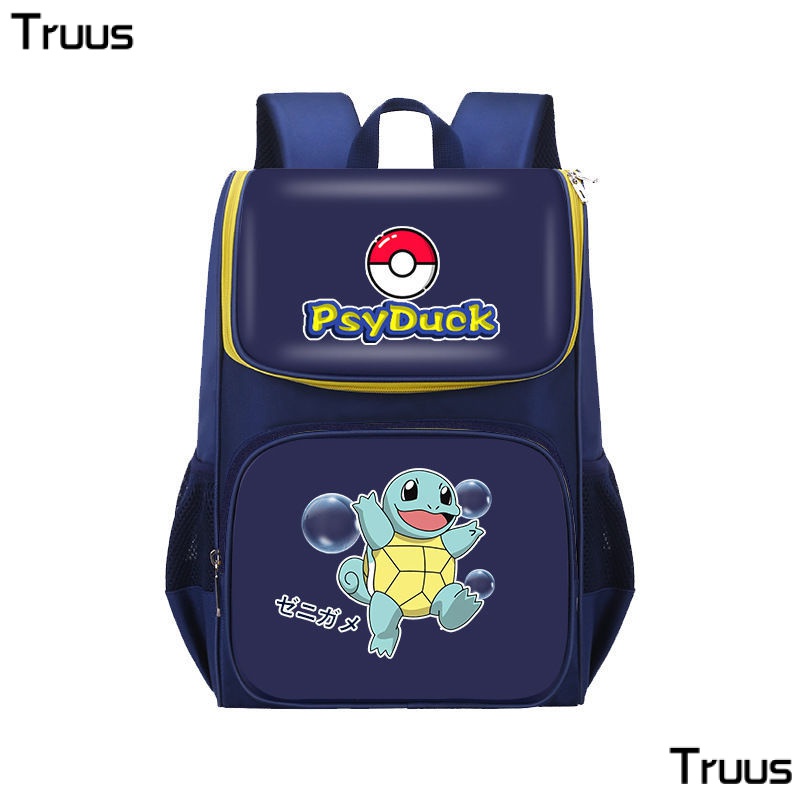 Ba Lô Học Sinh Mẫu Giáo Chống Nước In Hình Pikachu Cho Bé Lớp 1-6 Tuổi CQU7