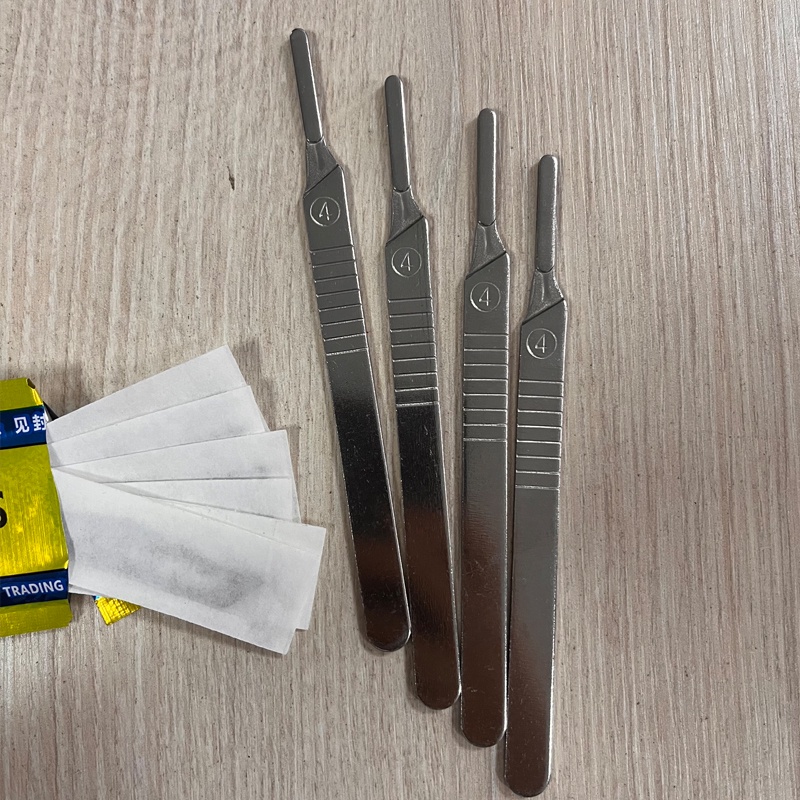 Dao mổ y tế thiến heo số 4 Dao thiến heo, lợn Cán dao mổ số 4 Lưỡi dao mổ số 23
