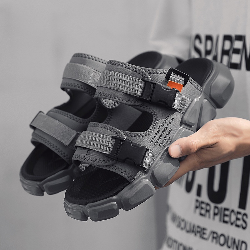 Giày sandal nam đi học đi chơi bền bỉ thoáng khí phiên bản hàn quốc chống trơn trượt G43