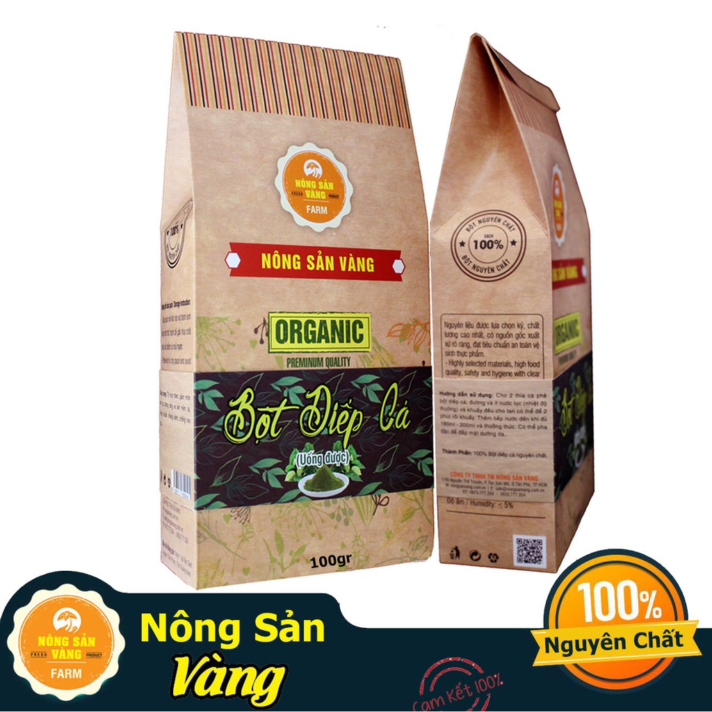 Bột Diếp Cá Uống Được- Nông Sản Vàng 100gr | BigBuy360 - bigbuy360.vn