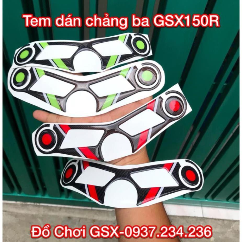 Tem dán chảng ba GSX150R / GSX150 / GSX