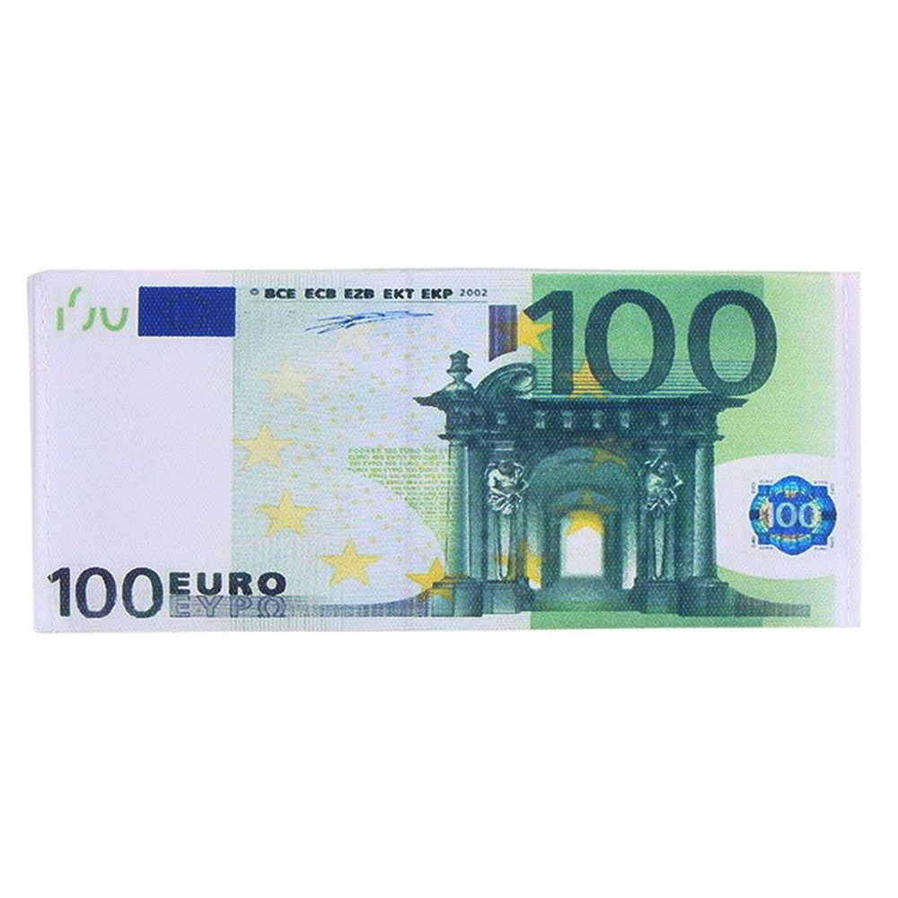 1 Piece Chic Unisex Mens Womens Currency Notes Pattern Pound Dollar Euro Purse Wallets