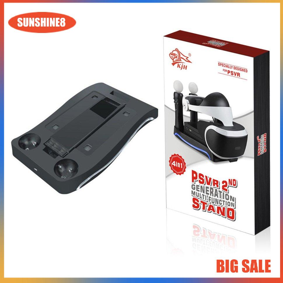【SUN】Charger Charging Dock Station Stand Cradle for Sony PS4-VR Game Controller