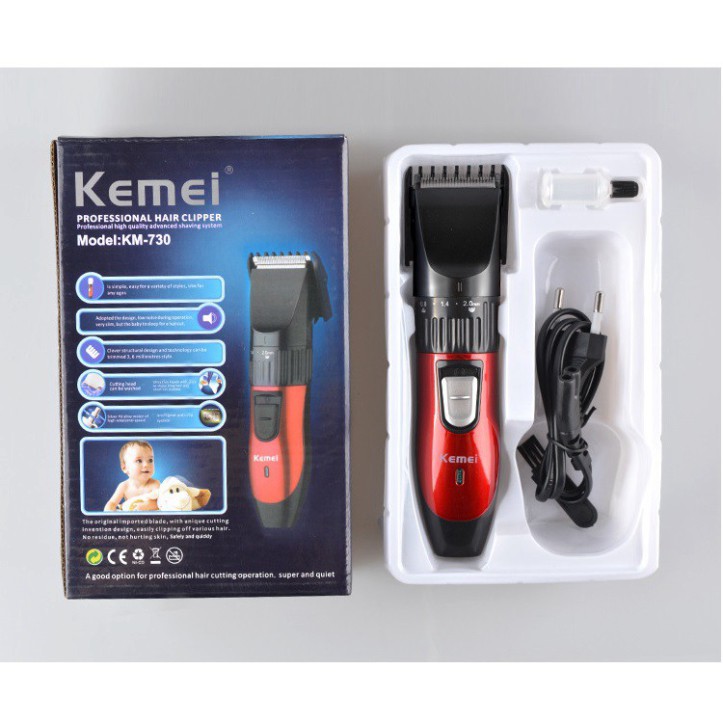 Tông đơ cắt tóc trẻ em Kemei KM-730