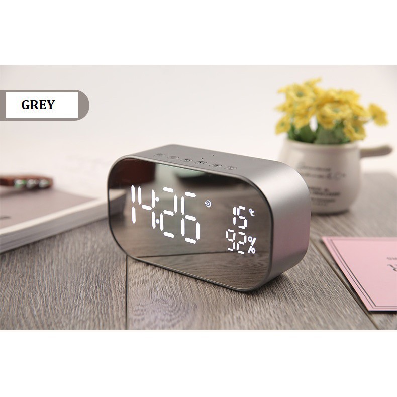 Loa Bluetooth Yayusi S2 Nghe Đài FM Kiêm Đồng Hồ Báo Thức