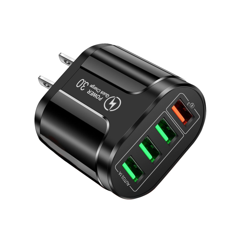 Củ Sạc 3 0 Cổng USB EU UK US Chuyên Dụng Cho Du Lịch