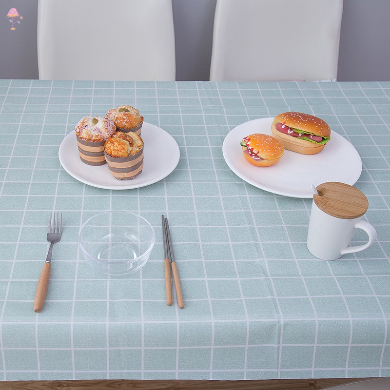 Khăn trải bàn kẻ sọc vuông chống thấm nước | BigBuy360 - bigbuy360.vn