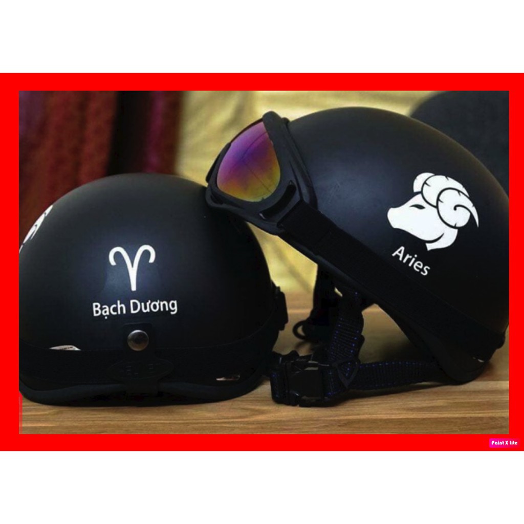 [Deal 1k] Bộ mũ ( nón ) bảo hiểm nửa đầu 1/2 Totoro Cam/ mèo béo + Kính chống tia UV bảo vệ mắt (KÍnh UV 400)