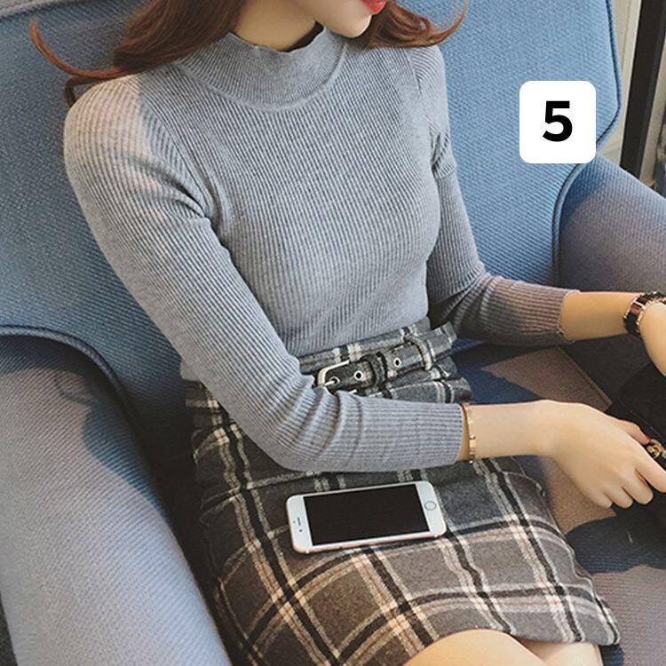 Áo Len Tăm Cổ 3 Phân