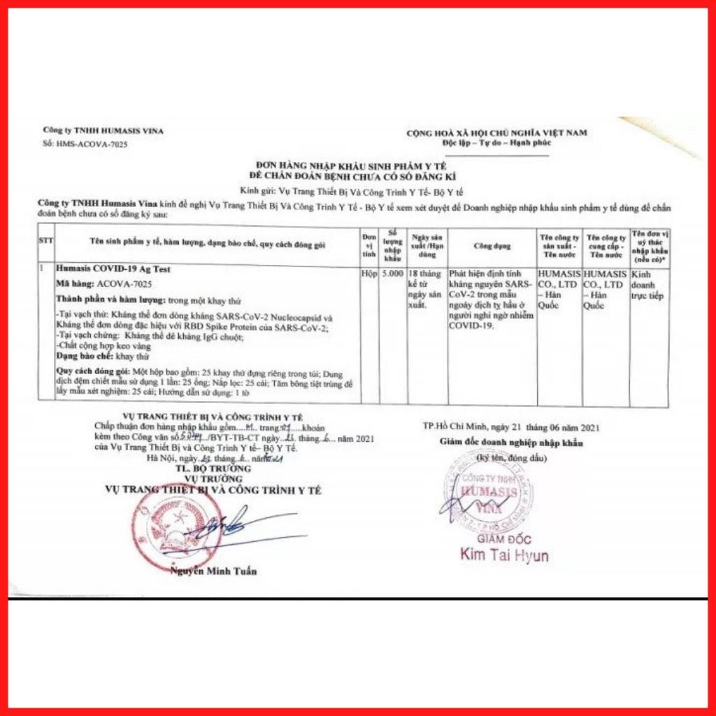 [có quà tặng] Kit test nhanh covid19 của Đức Novel Antigen rapid test kit độ chính xác cao