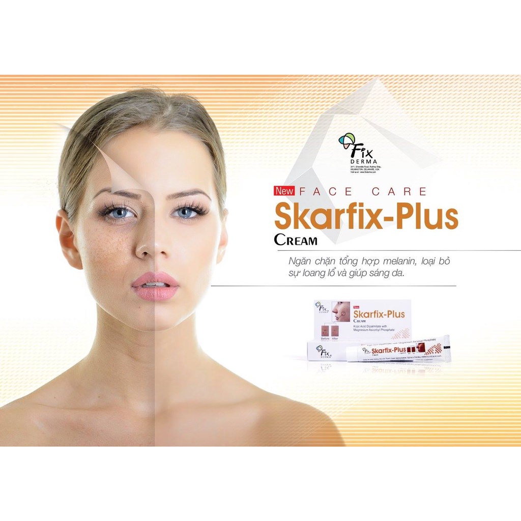 ✅ Kem giảm thâm mụn, sẹo mụn Fixderma Skarfix – Plus Cream