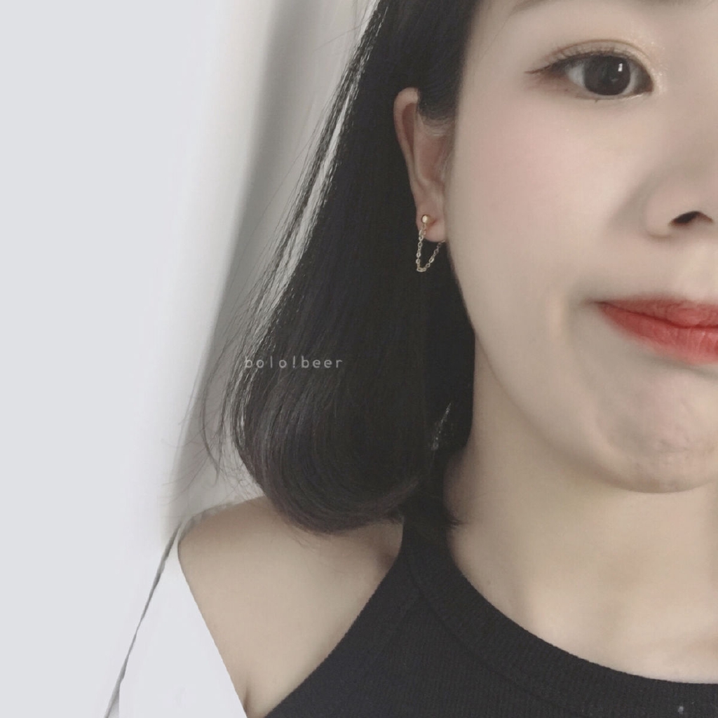 Khuyên Tai Dáng Dài Thiết Kế Đơn Giản Thời Trang