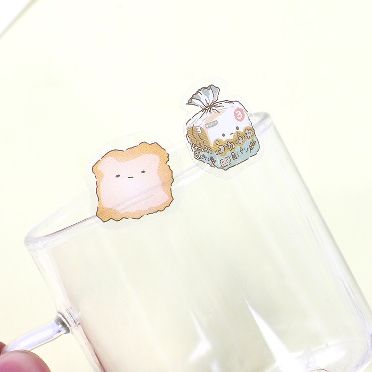 6 chiếc / gói Sticker Dán Trang Trí Họa Tiết Hoạt Hình Dùng Làm Quà Tặng