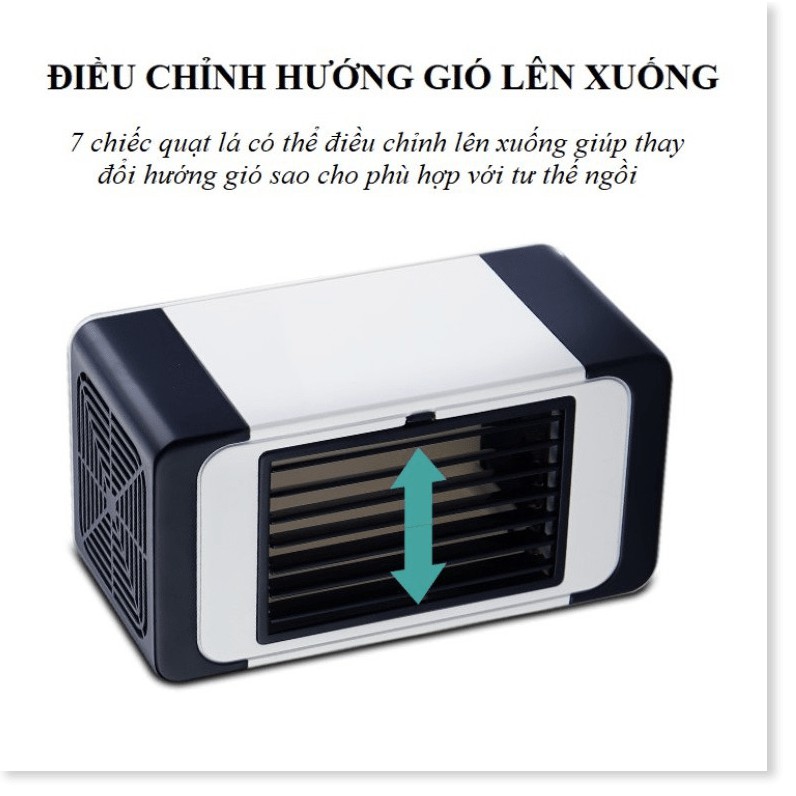 Quạt mini làm mát điều chỉnh hướng gió Refreshing để bàn Công Nghệ Nhật Bản