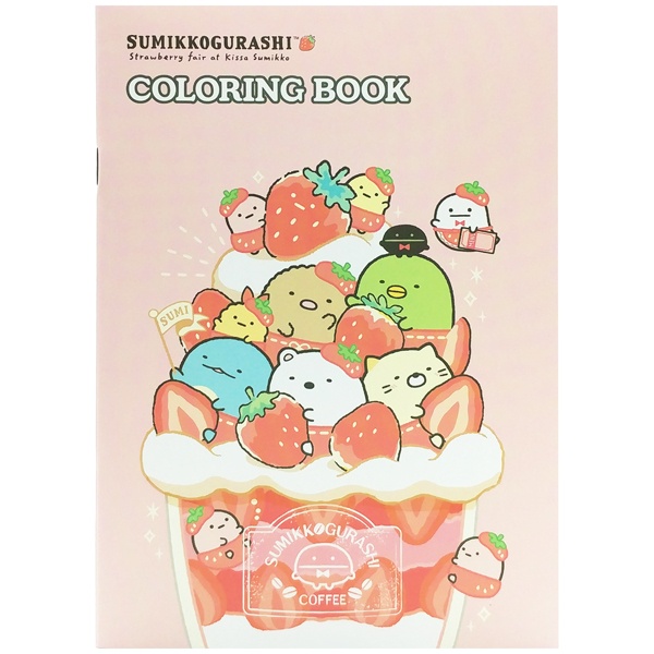 Sổ Tô Màu Sumikko Gurashi Ver.2 - Magic Channel SG-01-178-A - Màu Hồng
