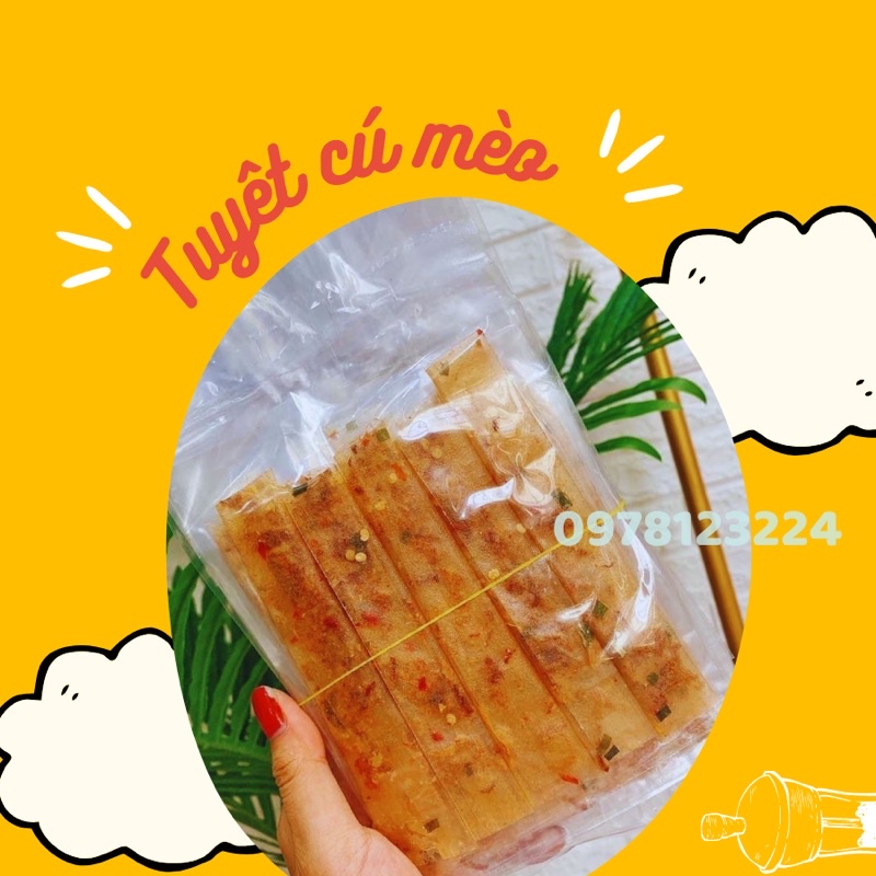 Bánh Tráng Cuộn Hành Chà Bông UNIN Bánh Tráng Dẻo Tôm Cuộn Dẻo Tôm Ngon Mê Ly Ăn - Ăn Vặt Hà Nội BT05