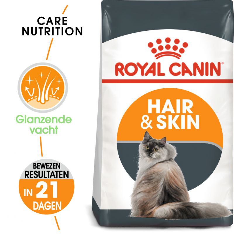 Thức ăn cho mèo giúp dưỡng da và lông Royal Canin Hair &amp; Skin túi 2kg