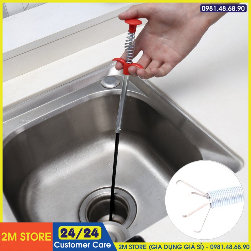 [Mã LIFEHLDEC giảm 10% đơn 99k] (CHỌN SIZE) Cây Gắp Rác Thông Bồn, Thông Ống Cống Siêu Tiện Lợi