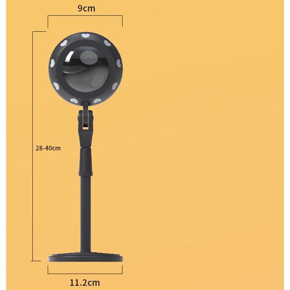 Đèn LED Chiếu Phông Nền Livestream Để Bàn Trang Trí Nhà Cửa