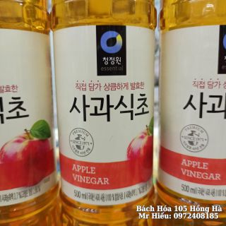 Dấm Táo Hàn Quốc 500ml