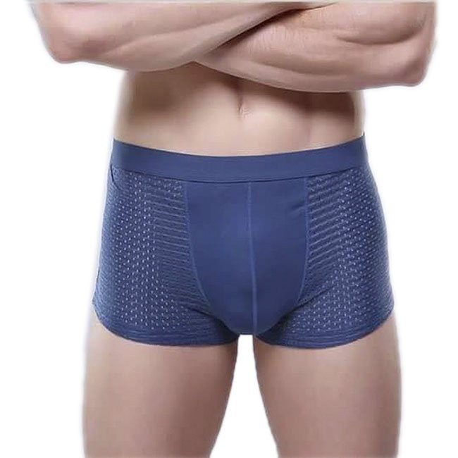Sét, Hộp 4 quần lót thông hơi Nam Boxer Brief Khử mùi J. Er Bu Fan 3.0 vải Cotton Co giãn