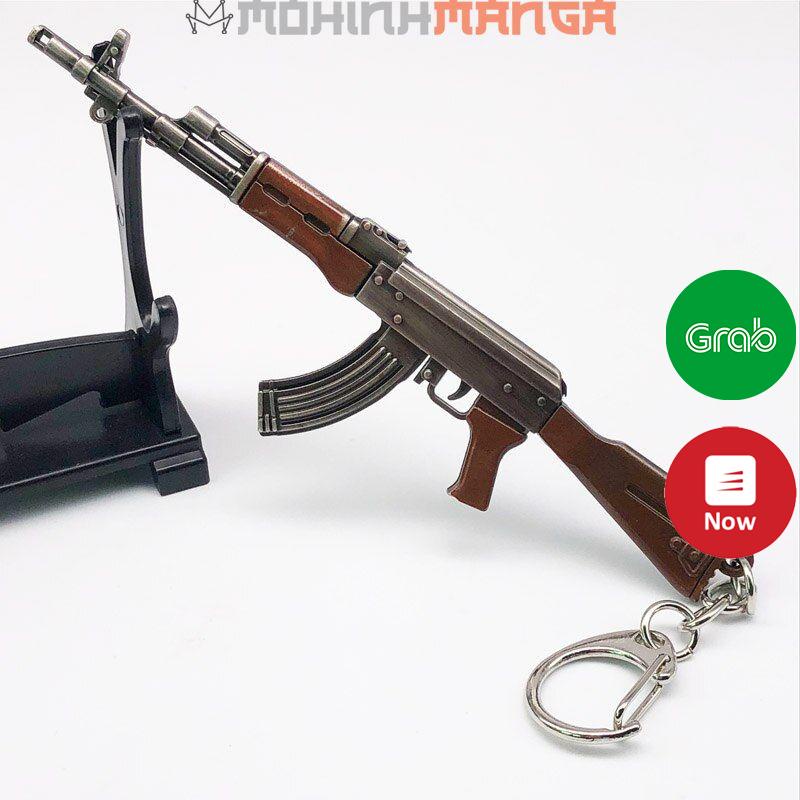 Móc khóa mô hình AKM AK-47 bằng kim loại PUBG Counter Strike Free Fire