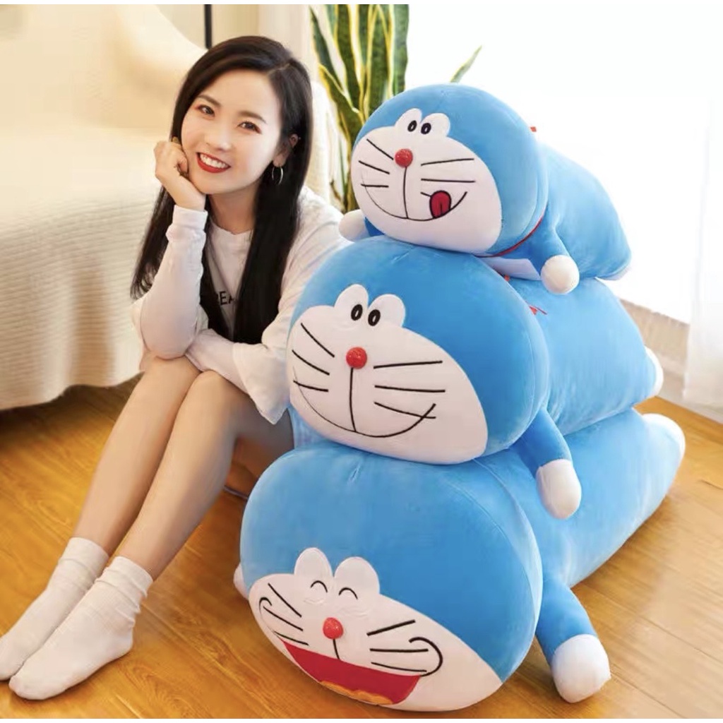 [DORAEMON] Gấu bông Doraemon dễ thương - mềm mịn, hàng nhập khẩu, size từ 80cm