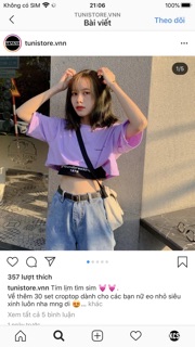 ��Set Áo Croptop Cực Hot