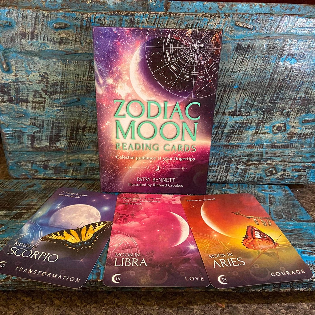 Bộ Bài Zodiac Moon Reading Cards (Mystic House Tarot Shop) - Bài Gốc Authentic Chính Hãng 100%