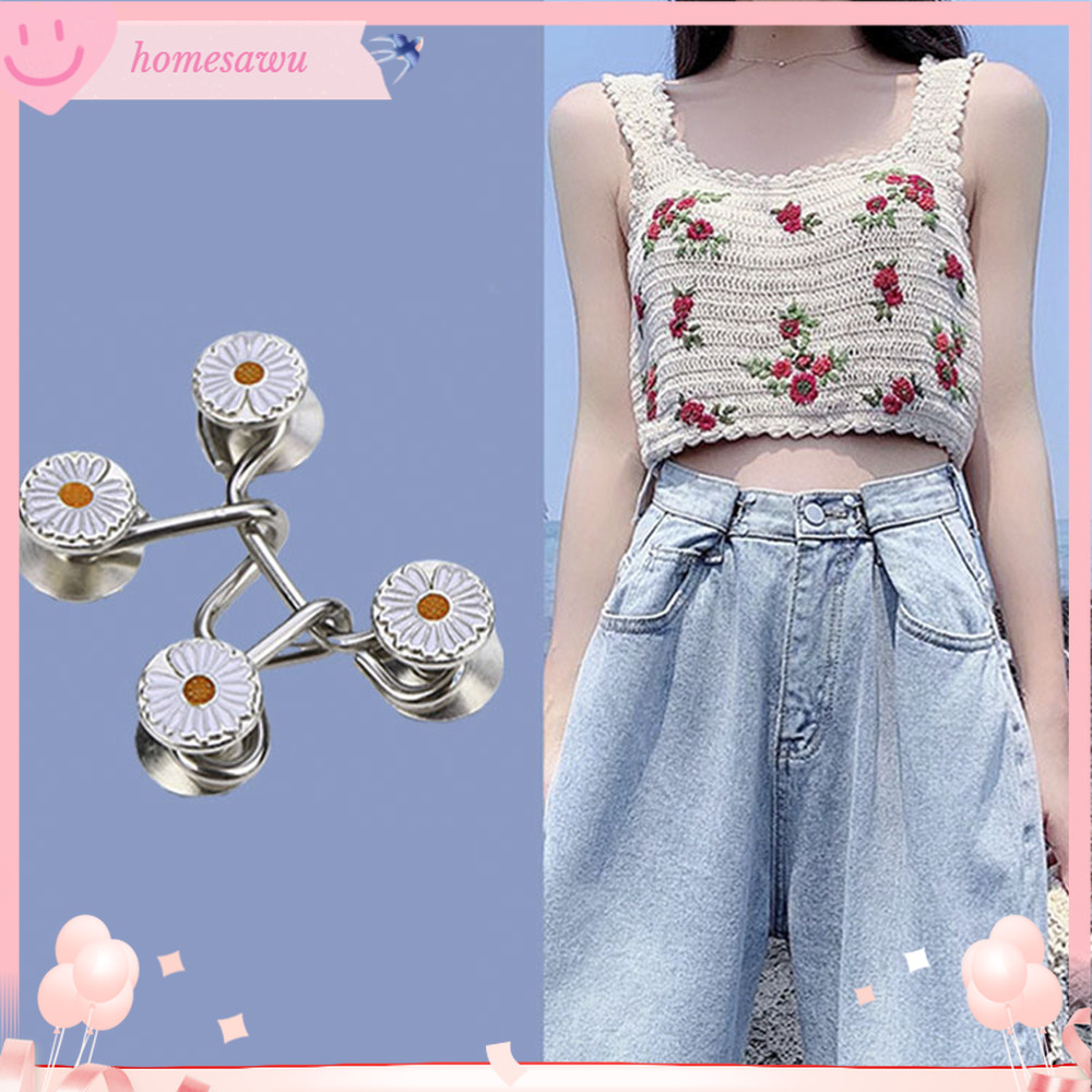 Nút cài đinh, khuy cài điều chỉnh lưng quần jean - nút gài đinh điều chỉnh lưng quần rộng HSU