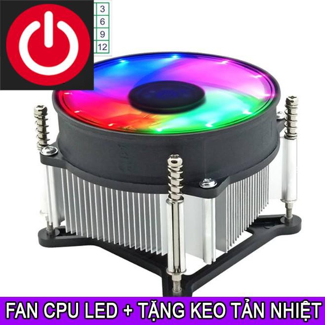 Fan cpu led Fan Tản Nhiệt CPU Coolman Led RGB-Hỗ Trợ All CPU
