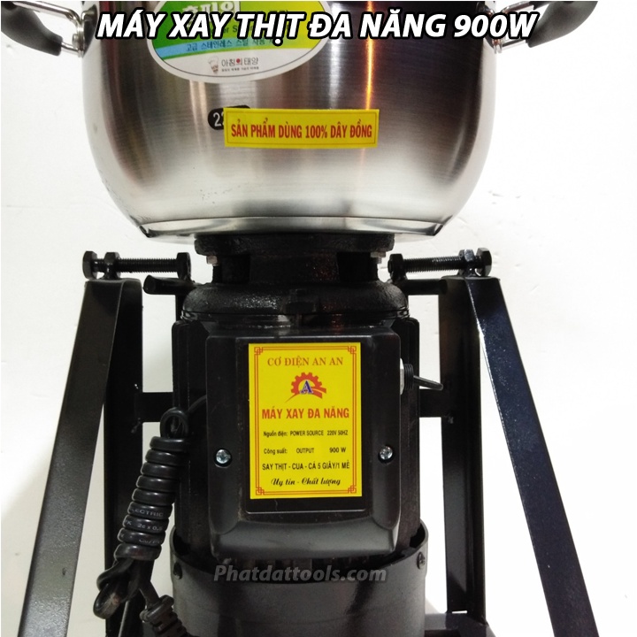 Máy xay thịt công nghiệp 750W, chuyên dụng làm giò chả gia đình Lõi đồng 100%