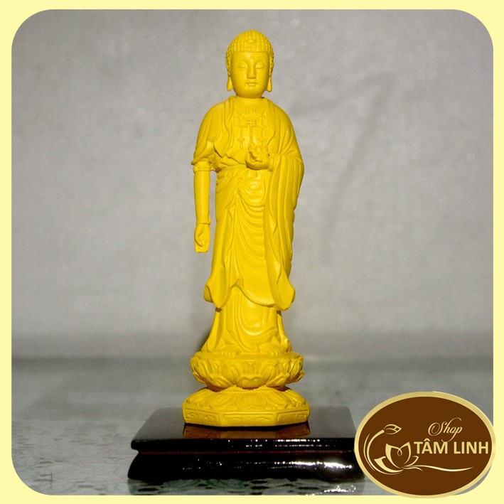 Tượng Đức Phật A Di Đà đứng cao 13cm Nhiều Size