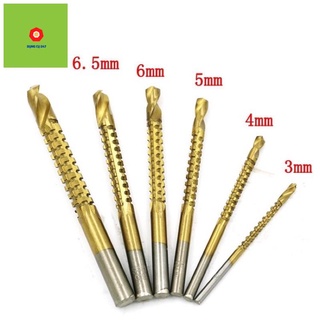 Bộ 6 mũi khoan cưa,mũi khoan khoét rãnh phủ Titanium