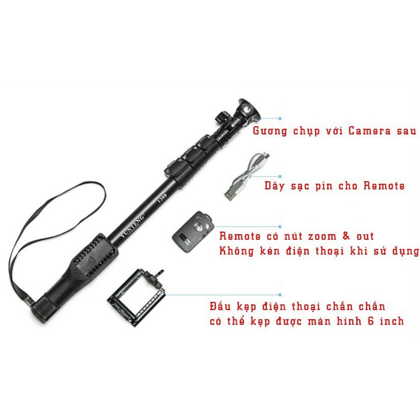 Gậy tự sướng bluetooth 1288 ca | BigBuy360 - bigbuy360.vn