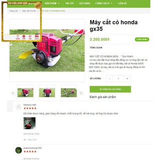 Máy Cắt Cỏ Honda GX35 - Made JANPAN