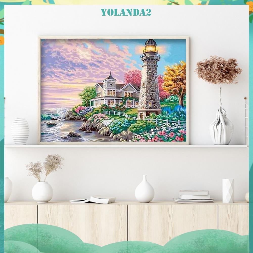 Bộ Tranh Thêu Chữ Thập Tự Làm 11CT Hình Phong Cảnh