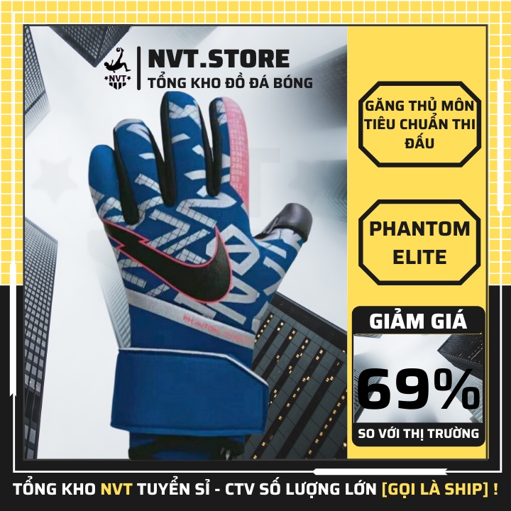 Bao tay bắt bóng trẻ em Nike Phantom, găng tay thủ môn trẻ em CAO CẤP, DÍNH BÓNG siêu tốt - NVT.store.vn