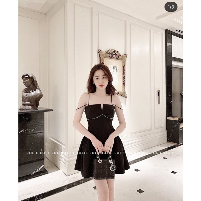ĐẦM 2 DÂY XẺ CÚP NGỰC ĐI TIỆC