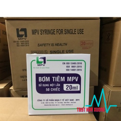 [50 ỐNG] BƠM TIÊM mpv 20 ml[thietbiytehoaxuong]