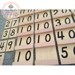 Giáo cụ Montessori - Bộ hàng chục (Sẵn)