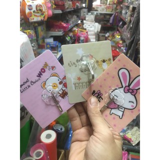 Sét4 Móc dán tường hình cute siêu chắc - dính tường 3D