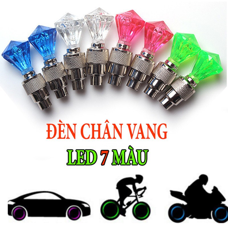  Đèn Van xe nháy 7 màu ,phát sáng khi chạy lắp được mọi loại xe shop cuongtoshiro