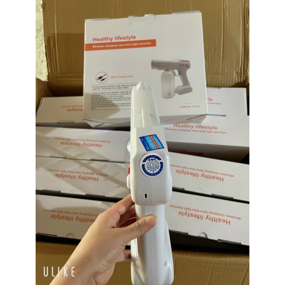 Súng Khử Khuẩn Phun Xịt Khử Sát Trùng Nano K5 Hàng Chuẩn In Laser  Mắt UV