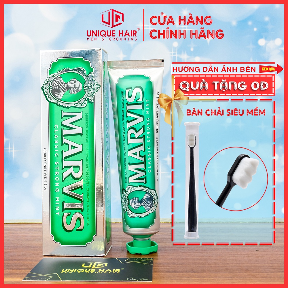 [Chính Hãng] Kem đánh răng cao cấp Marvis ý - 85ml 9 Hương vị - new 2021