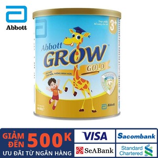 Sữa bột Abbott Grow Gold 3+hương vani 400g