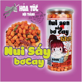 Nui sấy bơ cay 320g, Món mới đồ, ăn vặt Hà Nội, vừa ngon vừa rẻ, hũ pét siêu đẹp, đặc sản siêu ngon hot trend ko béo