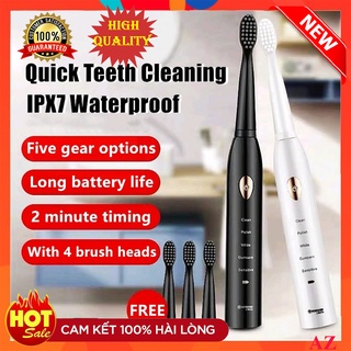 Bàn chải đánh răng điện, bàn chải điện tự động đánh răng 5 chế độ chăm sóc răng miệng toàn diện