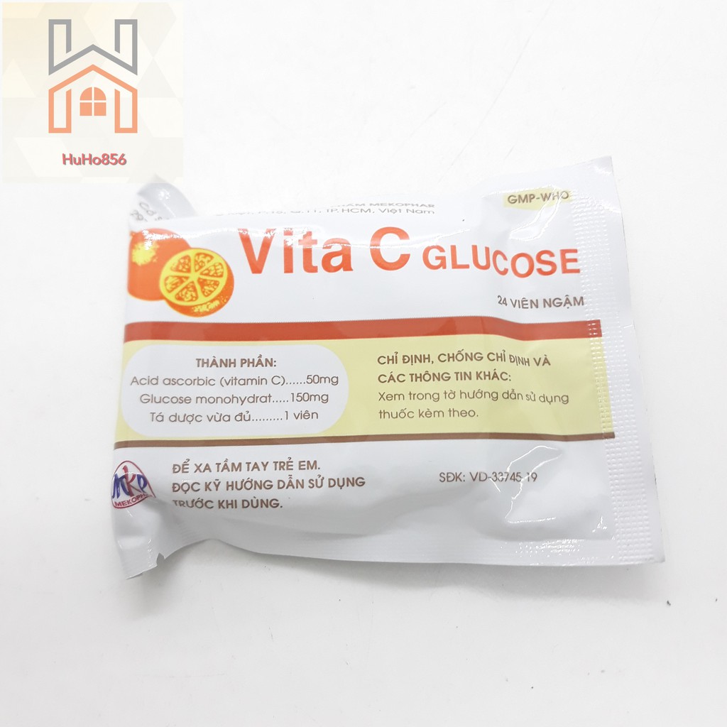 Kẹo Ngậm Vita C Glucose - Bổ Sung Vitamin C, Tăng Sức Đề Kháng Cho Cơ Thể
